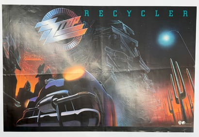 ZZ TOP RECYCLER RECORD STORE PROMO