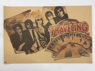 LAST ONE - PERIOD !  TRAVELING WILBURYS PROMO POSTER