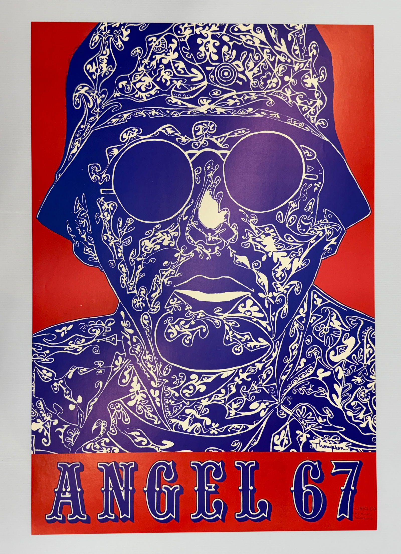 VINTAGE Poster Hells Angels Motorcycle Club (1 of 1)