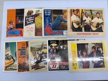 HUGE ASSORTMENT OF MOVIE LOBBY CARDS - 31 ITEMS