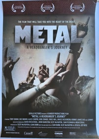METAL - A HEADBANGER'S JOURNEY - ORIGINAL MOVIE POSTER