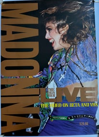 MADONNA - VIRGIN TOUR - VIDEO RELEASE POSTER