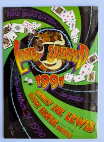LYNYRD SKYNYRD 1991 SIGNED BY ARTIST RANDY TUTEN