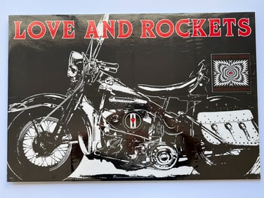 LOVE AND ROCKETS 1989 POSTER