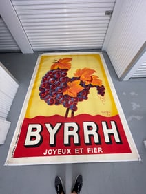Original Byrrh Vintage Poster - DO NOT MISS THIS HUGE OVERSIZED ORIGINAL PRINT