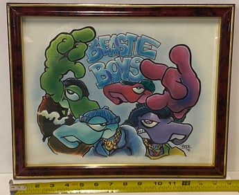 Mark Bodé Original Art #3 - BEASTIE BOYS 1995 - AIRBRUSH !