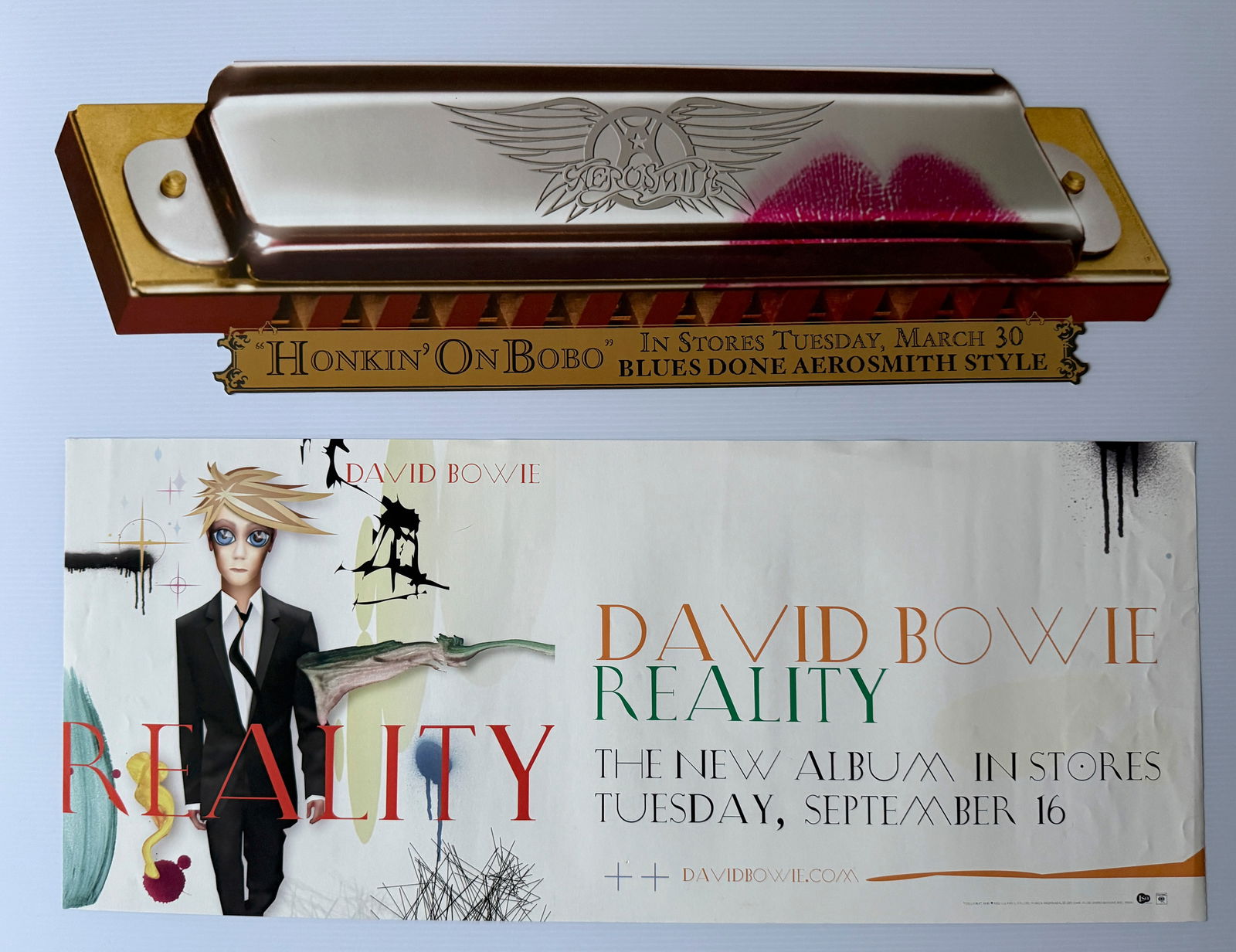 POSTER SET - DAVID BOWIE, AEROSMITH (1 of 1)