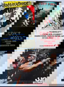 POSTER SET - MADE IN FRANCE, U2, GOVT. MULE