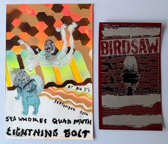 RARE SCREEN PRINT POSTERS - SEA WHORES, BIRDSAW