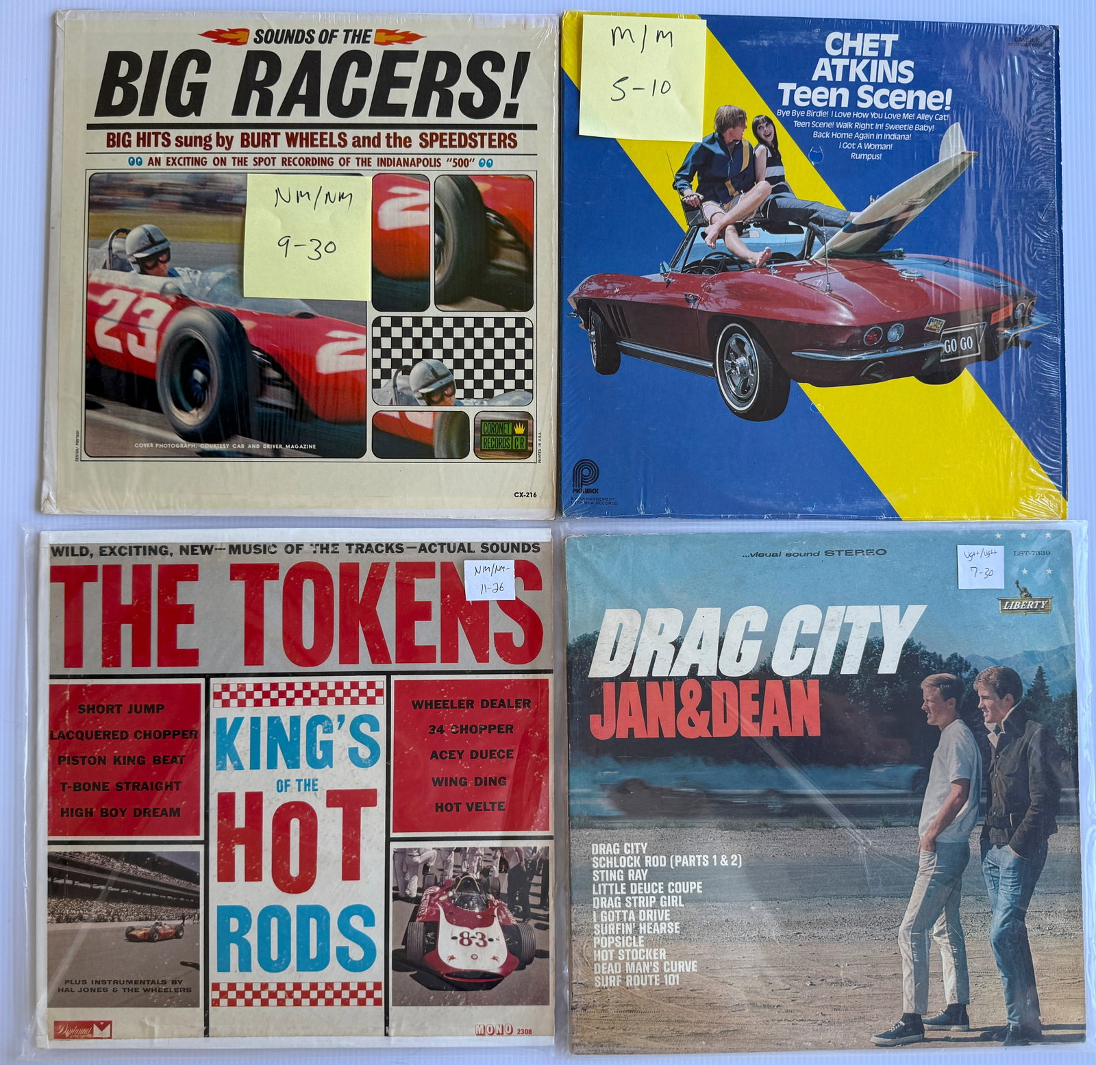 SURFING AND DRAG RACING ALBUM SET: SURFING AND DRAG RACING ALBUM SET WITH CHET ATKINS, THE TOKENS, JAN & DEAN, THE SPEEDSTERS