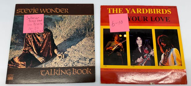 STEVIE WONDER, THE YARDBIRDS ALBUMS
