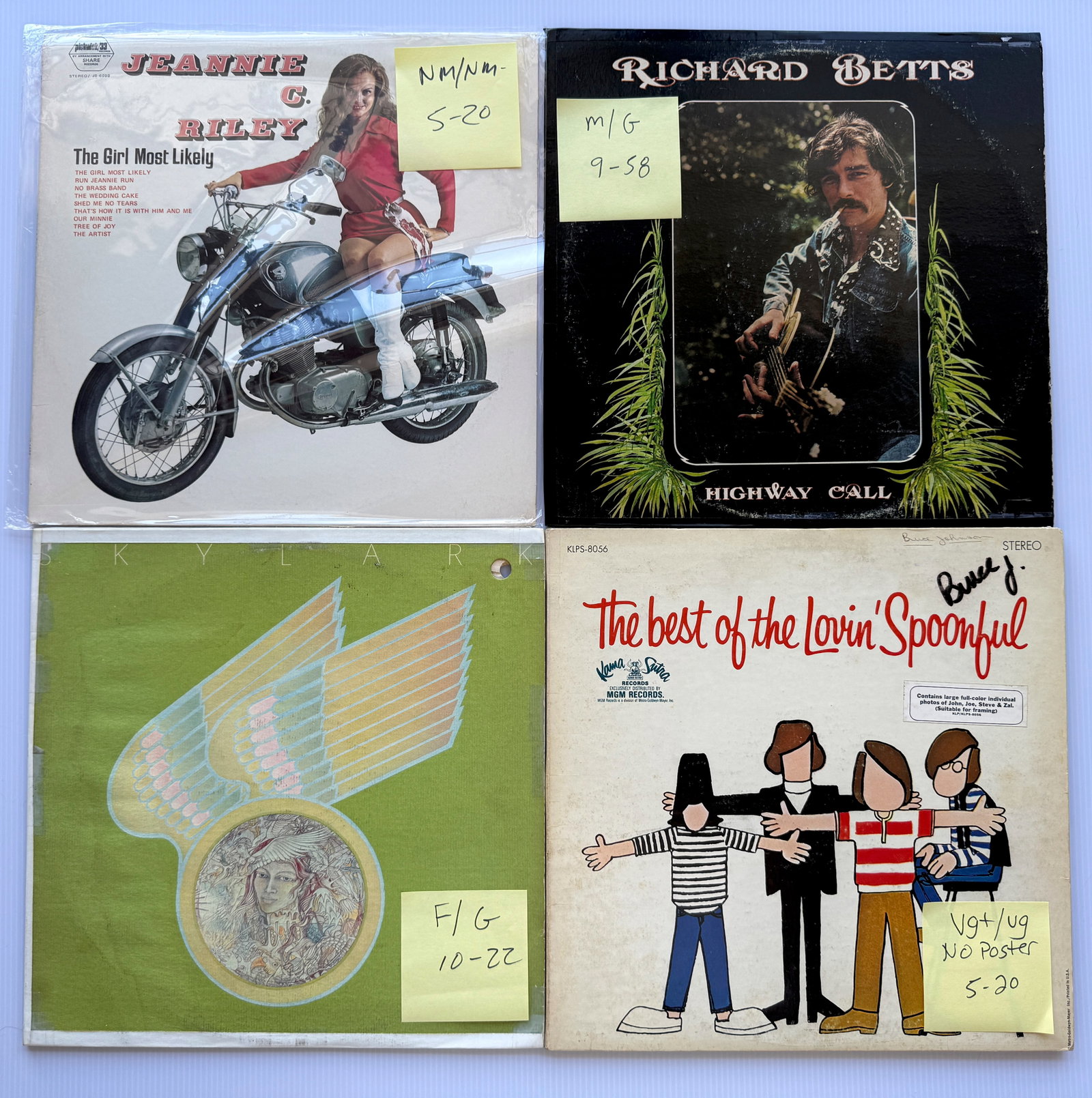 RICHARD BETTS, JEANNIE C. RILEY: RICHARD DICKY BETTS, JEANNIE C. RILEY, SKYLARK, LOVIN SPOONFUL