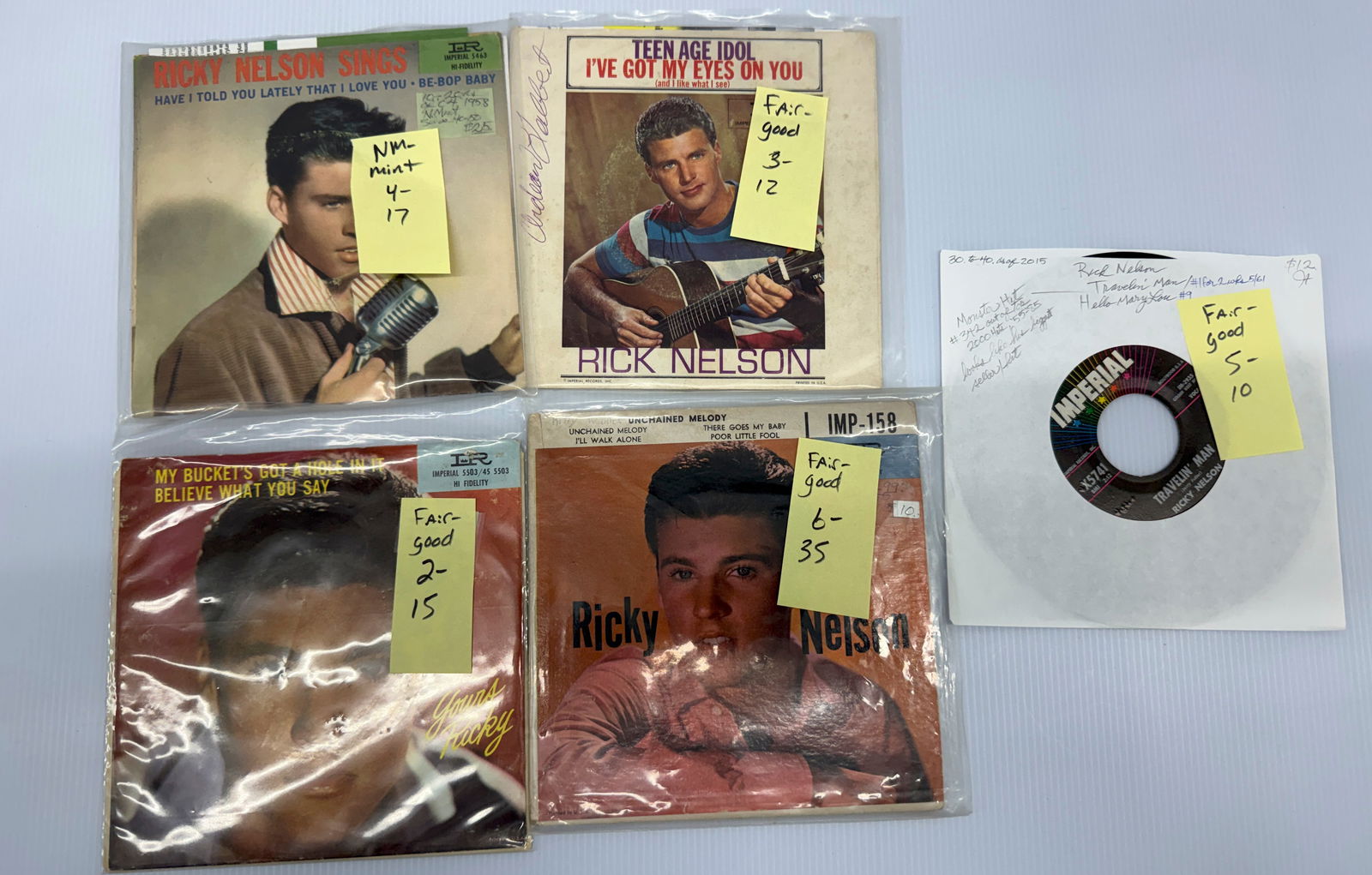 RICKY NELSON 45s (1 of 1)
