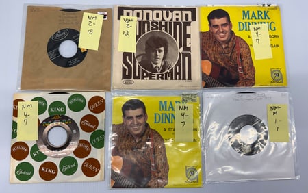 LETTER D 45s WITH DONOVAN