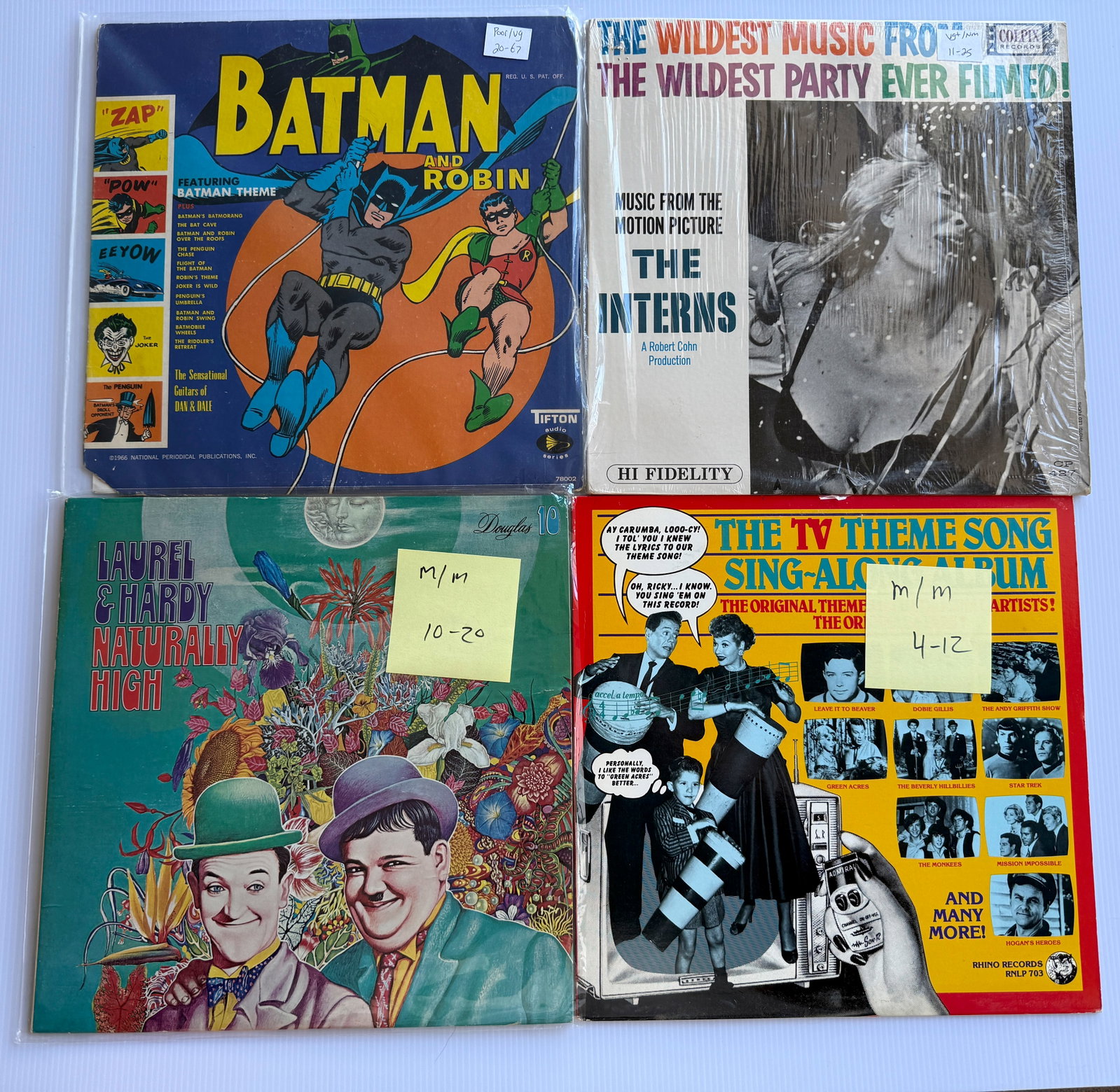 BATMAN AND OTHER TV ALBUMS: BATMAN AND OTHER TV ALBUMS WITH THE INTERNS, LAUREL AND HARDY AND TV THEME SONGS