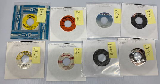 VARIOUS LETTERS 45s with BEN E. KING RARITY