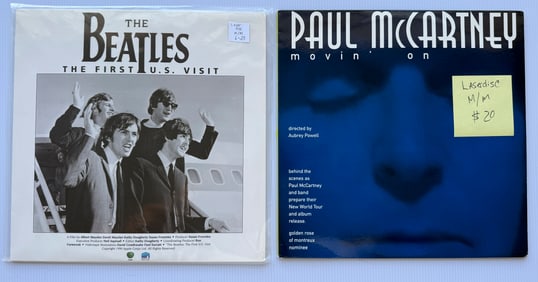 BEATLES AND PAUL MCCARTNEY LASERDISC SET
