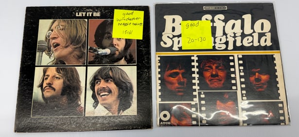 THE BEATLES LET IT BE AND BUFFALO SPRINGFIELD