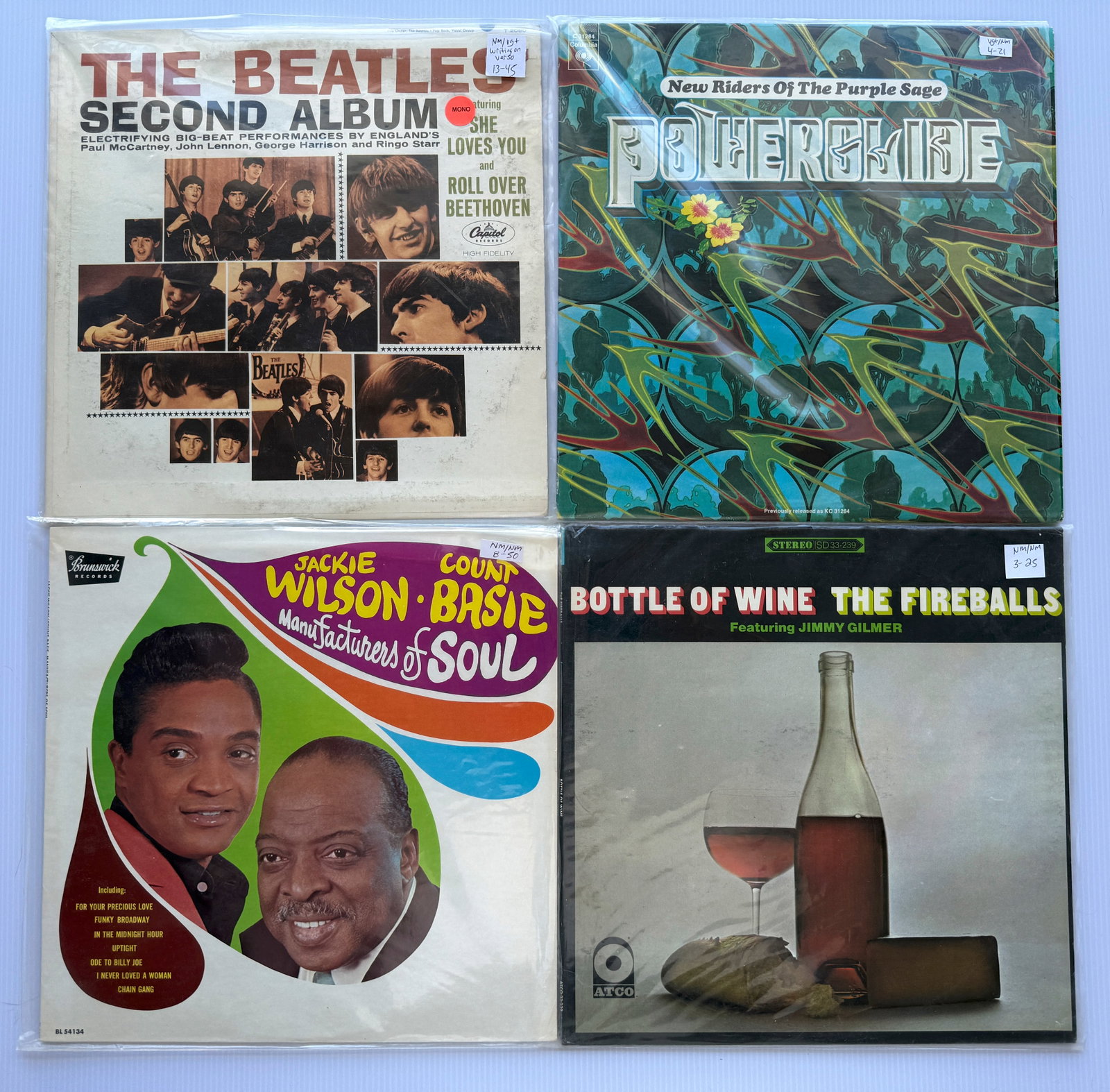 THE BEATLES SECOND ALBUM, NRPS, AND JACKIE WILSON: THE BEATLES SECOND ALBUM, NRPS, AND JACKIE WILSON. THE FIREBALLS