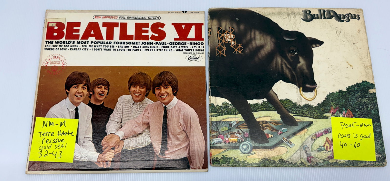 THE BEATLES VI AND BULL ANGUS: THE BEATLES VI AND BULL ANGUS