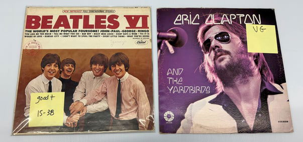 THE BEATLES VI AND ERIC CLAPTON AND THE YARDBIRDS