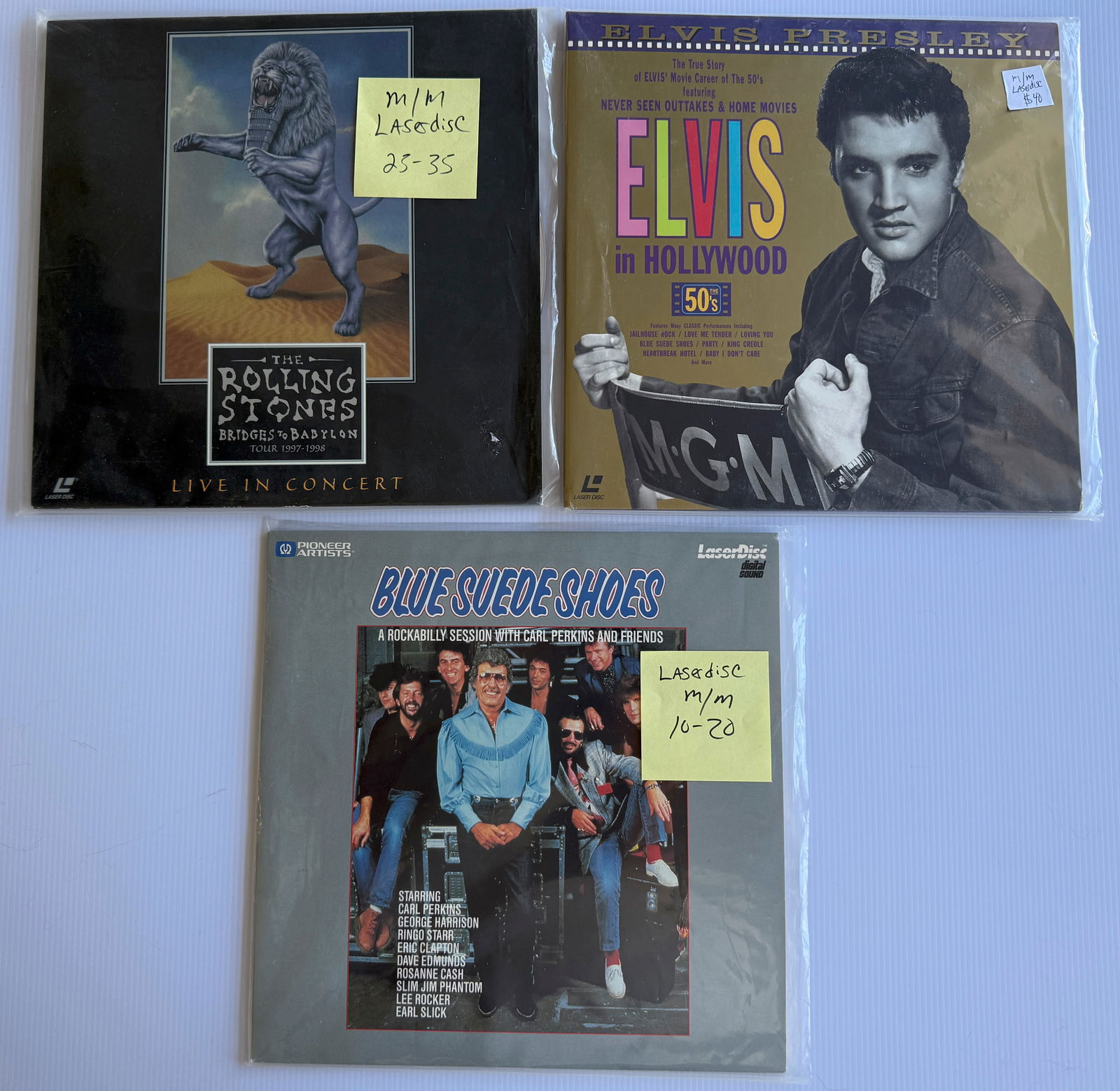 ROLLING STONES BRIDGES TO BABYLON LASER DISC (1 of 1)