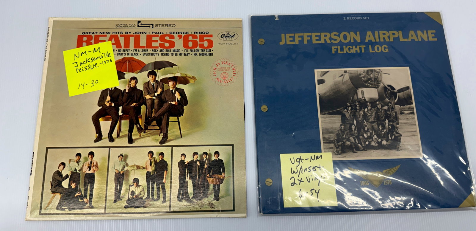 THE BEATLES ’65 AND JEFFERSON AIRPLANE FLIGHT LOG: THE BEATLES ’65 AND JEFFERSON AIRPLANE FLIGHT LOG