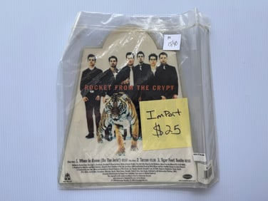 ROCKET FROM THE CRYPT - WHEN IN ROME - DIE-CUT PICTURE DISC