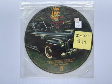 THE CARS - PICTURE DISC - THREE AMAZING HITS - IMPORT