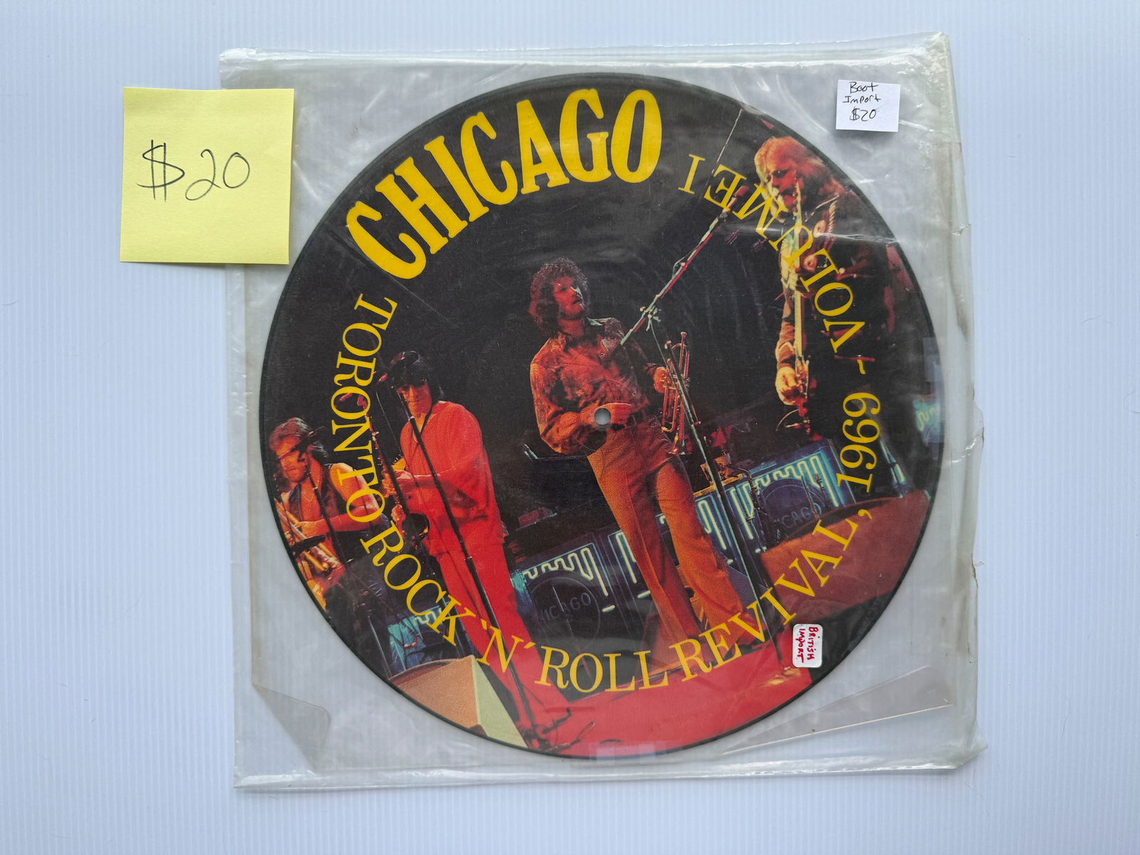 CHICAGO ROCK AND ROLL REVIVAL 1969 - PICTURE DISC - IMPORT: MINT