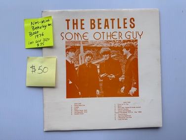 THE BEATLES - SOME OTHER GUY - BOOTLEG - 1976