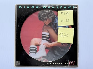 LINDA RONSTADT - PICTURE DISC - LIVING IN THE USA