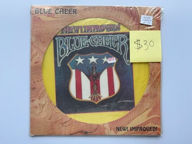 BLUE CHEER - IMPORT - RARE PICTURE DISC - NEW! IMPROVED!