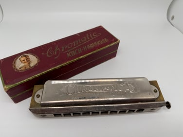 Koch Chromatic Harmonica in Original Box 10 hole Made In Germany