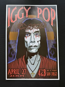 IGGY POP - CHRIS SHAW ART - 2001 - 1ST