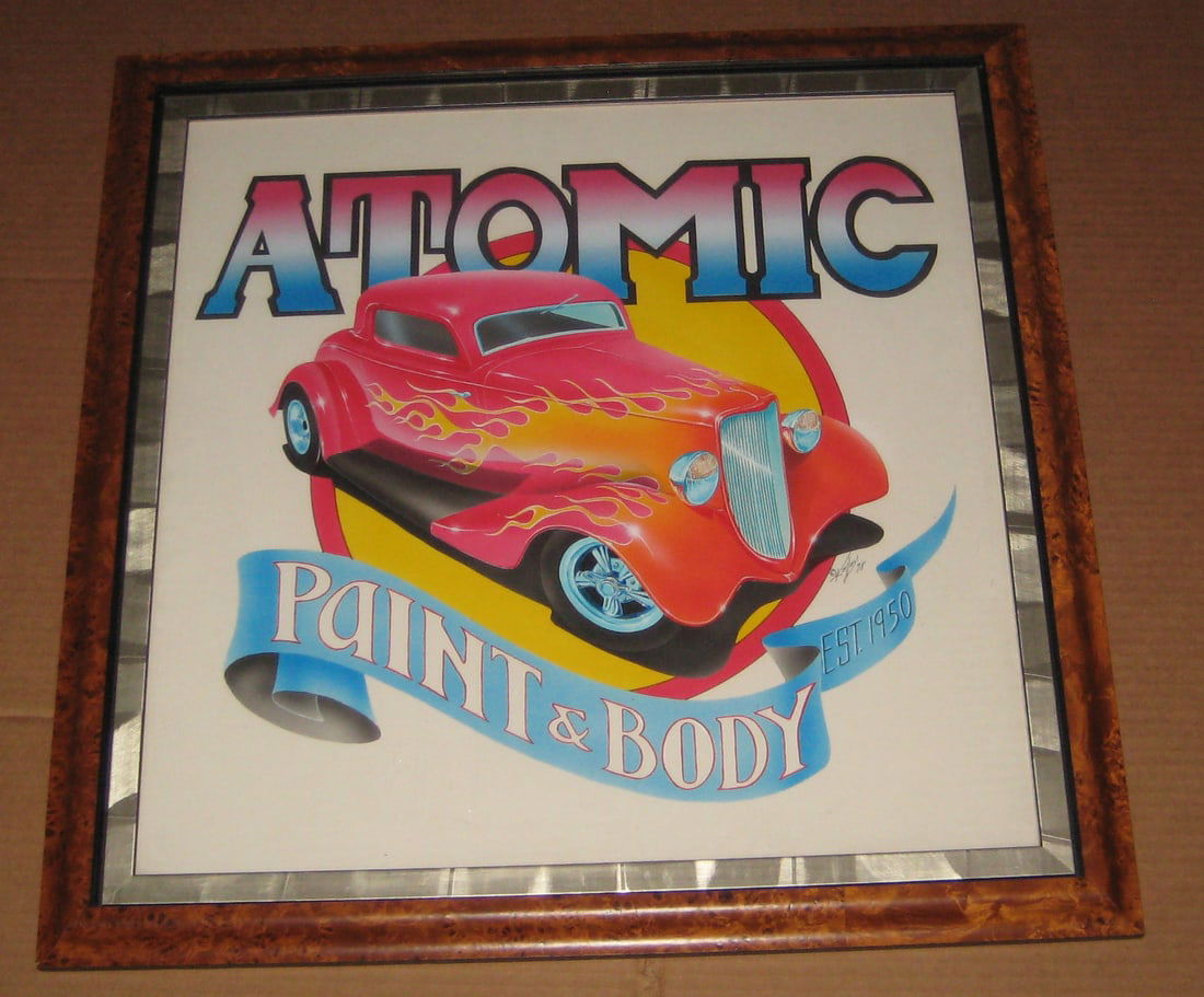 ORIGINAL ALTON KELLEY AIRBRUSH PAINTING AUTO ART (1 of 2)