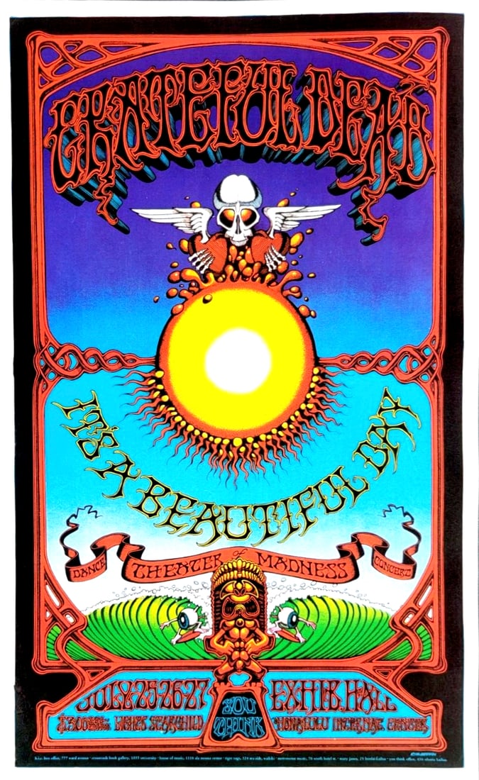 Aoxomoxoa - AOR 3.116 Grateful Dead Hawaii 1969 Griffin - RP-2: Aoxomoxoa - AOR 3.116 Grateful Dead Hawaii 1969 Griffin - RP-2. Honolulu International Center (Honolulu, HI). The concert never occurred, so most were destroyed, it is estimated that perhaps 33 of the