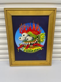 ORIGINAL GREEN GOBLIN OIL ON CANVAS - STANLEY MOUSE
