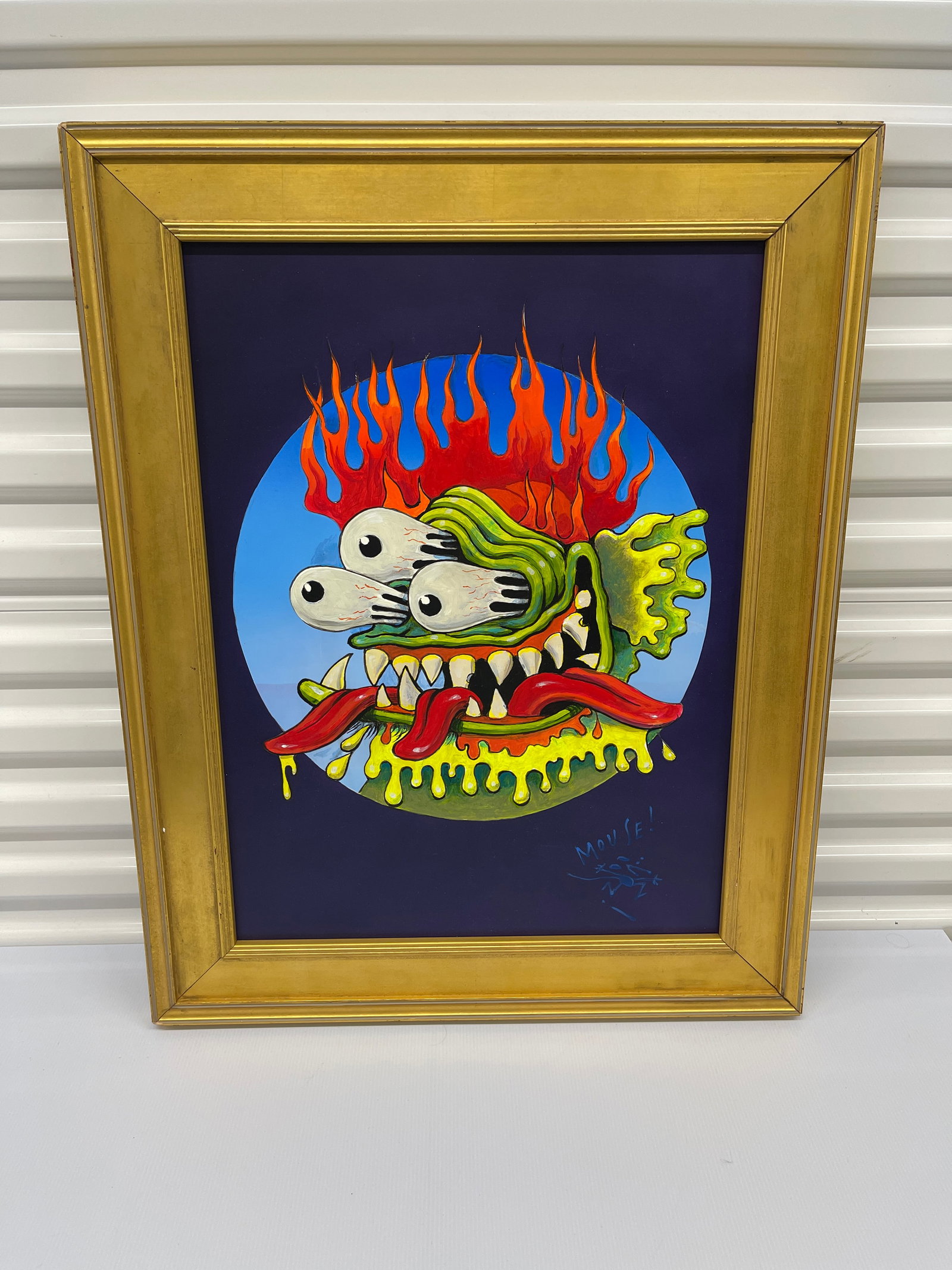 ORIGINAL GREEN GOBLIN OIL ON CANVAS - STANLEY MOUSE (1 of 5)