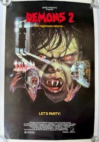 DEMONS 2 ORIGINAL MOVIE POSTER