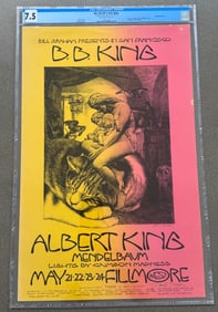 BG235 - 1ST - BB KING - CGC GRADED 7.5 - SIGNED !