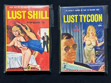 TWO SLEAZE PAPERBACKS FROM THE 1960s