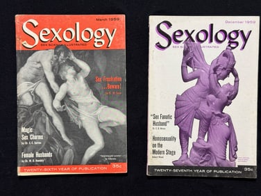 SEXOLOGY - SEX SCIENCE ILLUSTRATED SET