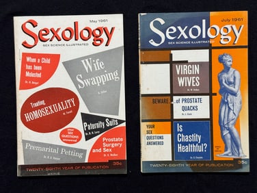 SEXOLOGY - SEX SCIENCE ILLUSTRATED SET