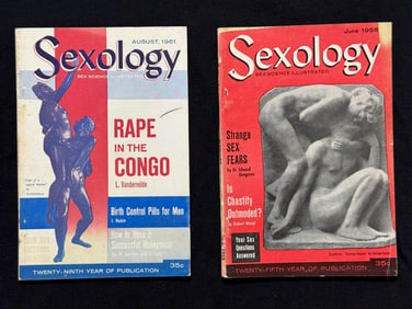SEXOLOGY - SEX SCIENCE ILLUSTRATED SET