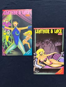 LEATHER AND LACE COMIC RARE FIRST EDITION #1, #2