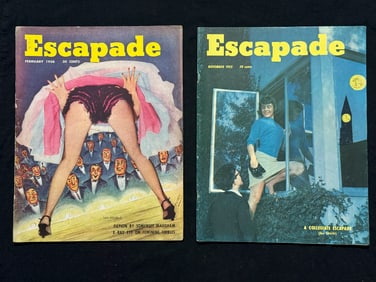 ESCAPADE MAGAZINE SET - JACK KEROUAC