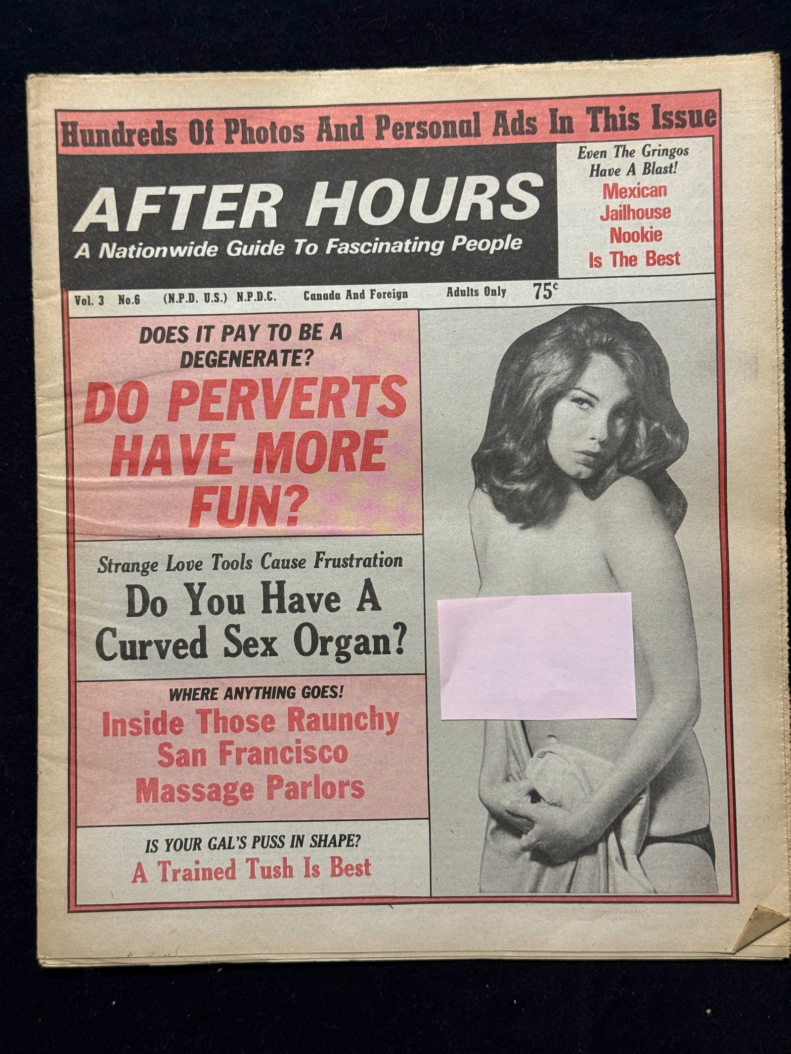 AFTER HOURS - PERSONAL ADS WITH HUNDREDS OF PHOTOS - SET OF 2: AFTER HOURS - PERSONAL ADS WITH HUNDREDS OF PHOTOS - SET OF 2. TABLOID PULP SLEAZE. A Nationwide Guide To Fascinating People. VOL 3 #6. & VOL 2. #8.