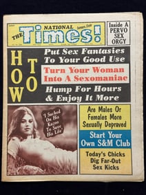 THE NATIONAL TIMES SWINGERS GUIDE - SET OF 2 - PERSONAL ADS WITH AMATEUR PHOTOS