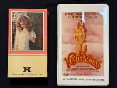 TWO 1979 ADULT VIDEO - VHS